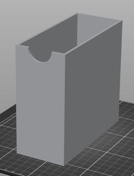 003M LA Units 2 Drawer Vertical Storage Organiser 3D print model_3