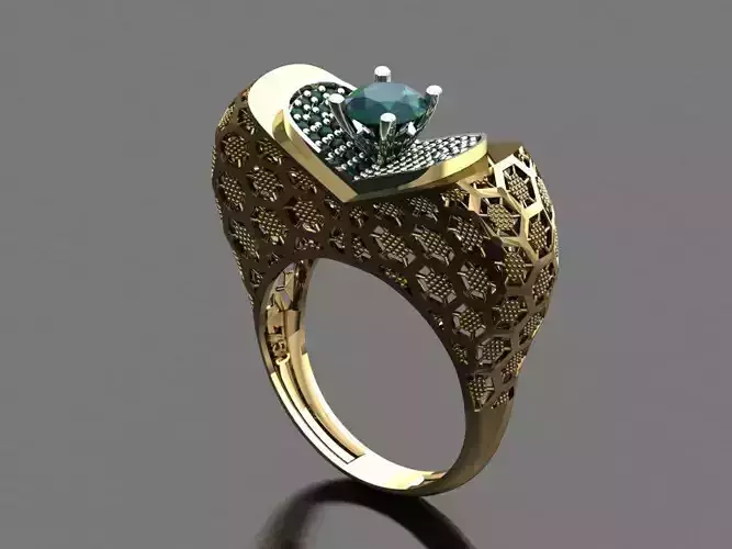 T145- Diamond  solitarie ring