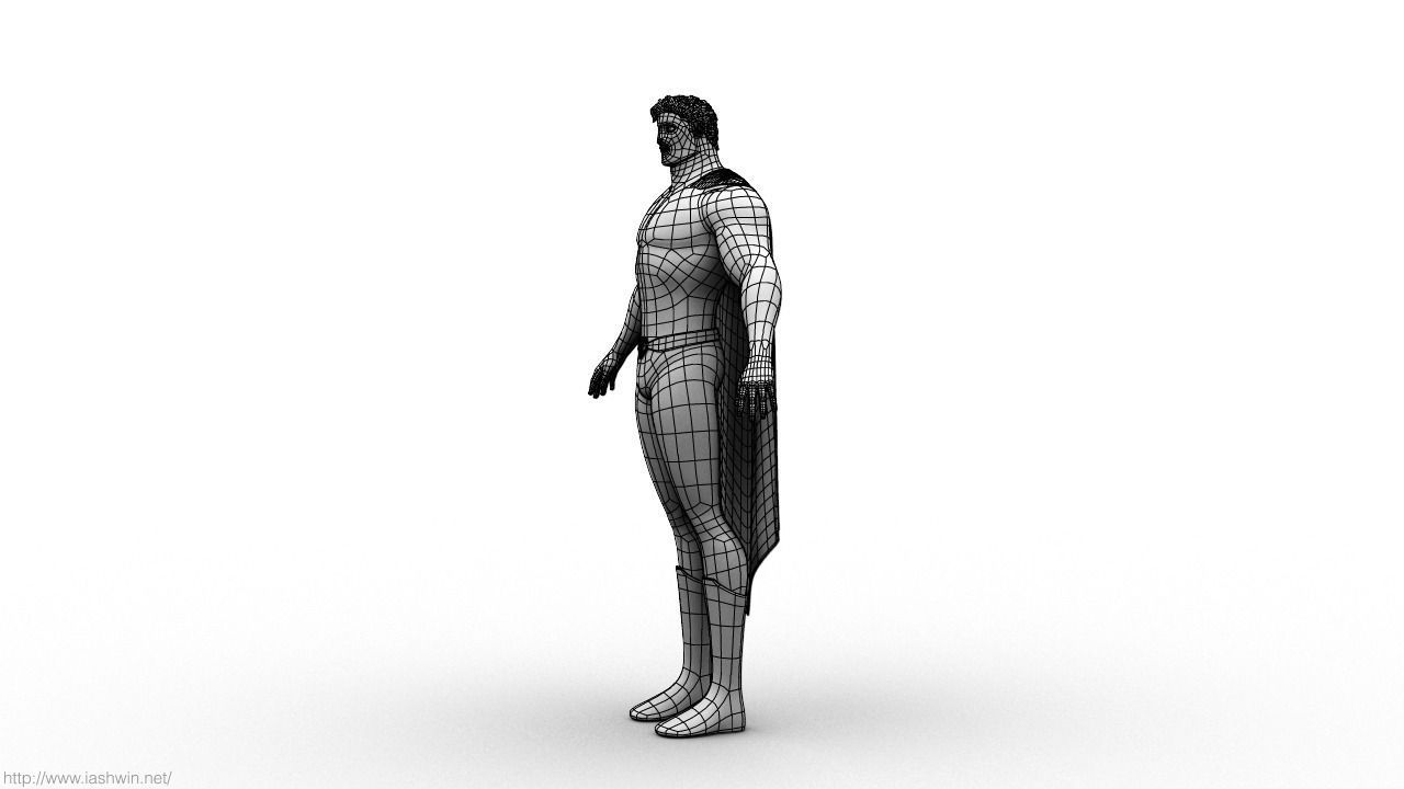 Superman Rig - Legacy 3D model_17