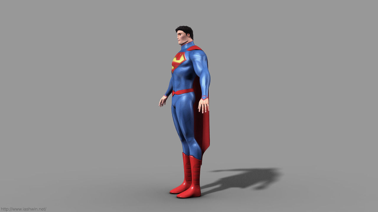 Superman Rig - Legacy 3D model_13
