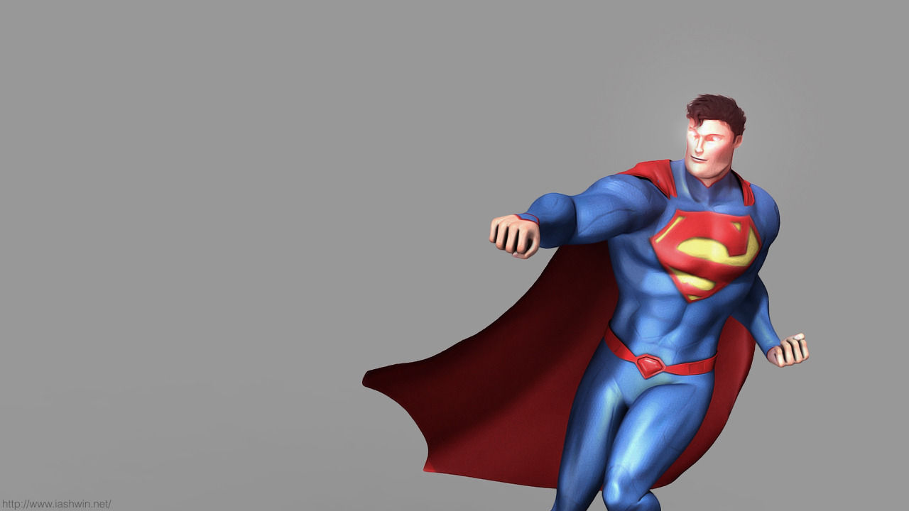 Superman Rig - Legacy 3D model_4