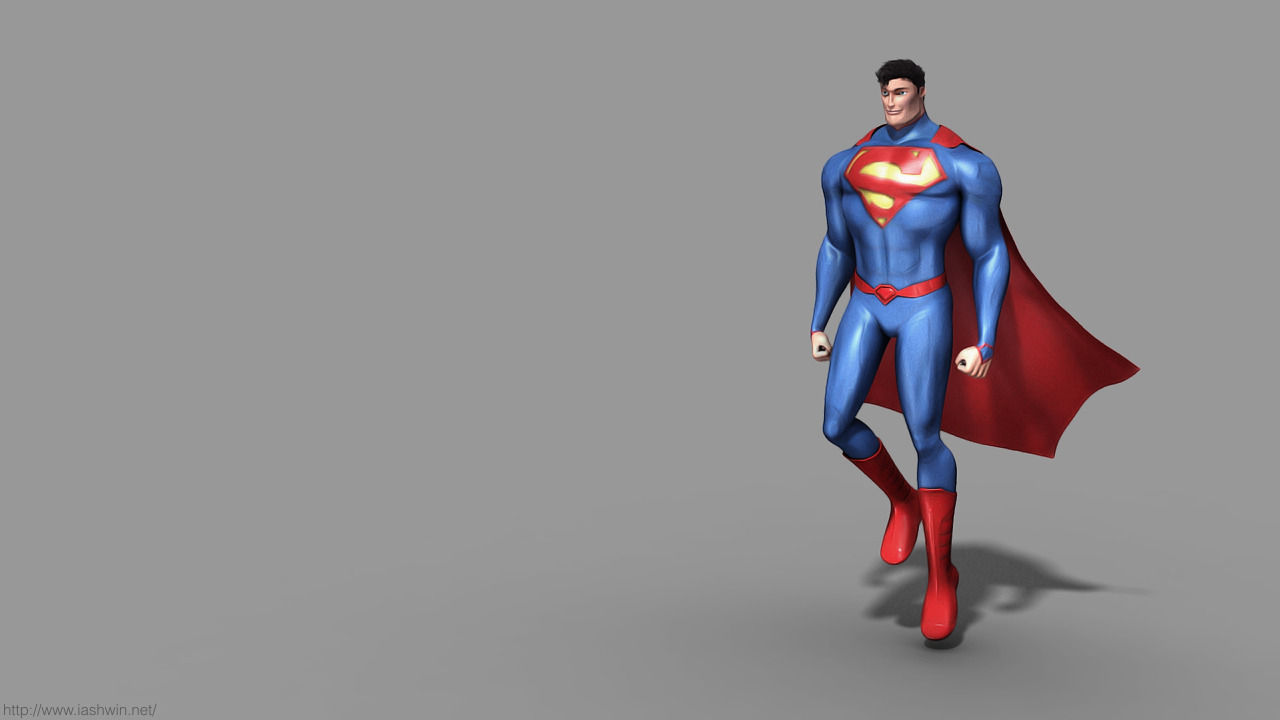 Superman Rig - Legacy 3D model_1