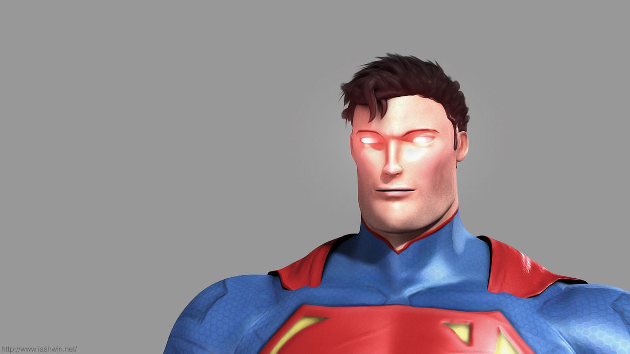 Superman Rig - Legacy 3D model_7