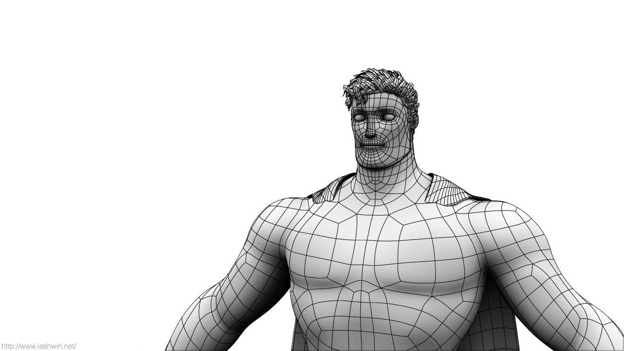 Superman Rig - Legacy 3D model_20