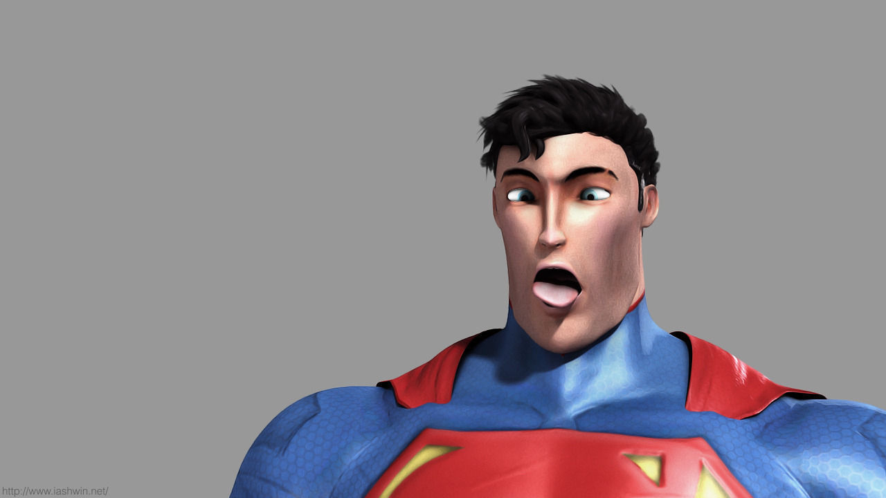Superman Rig - Legacy 3D model_9