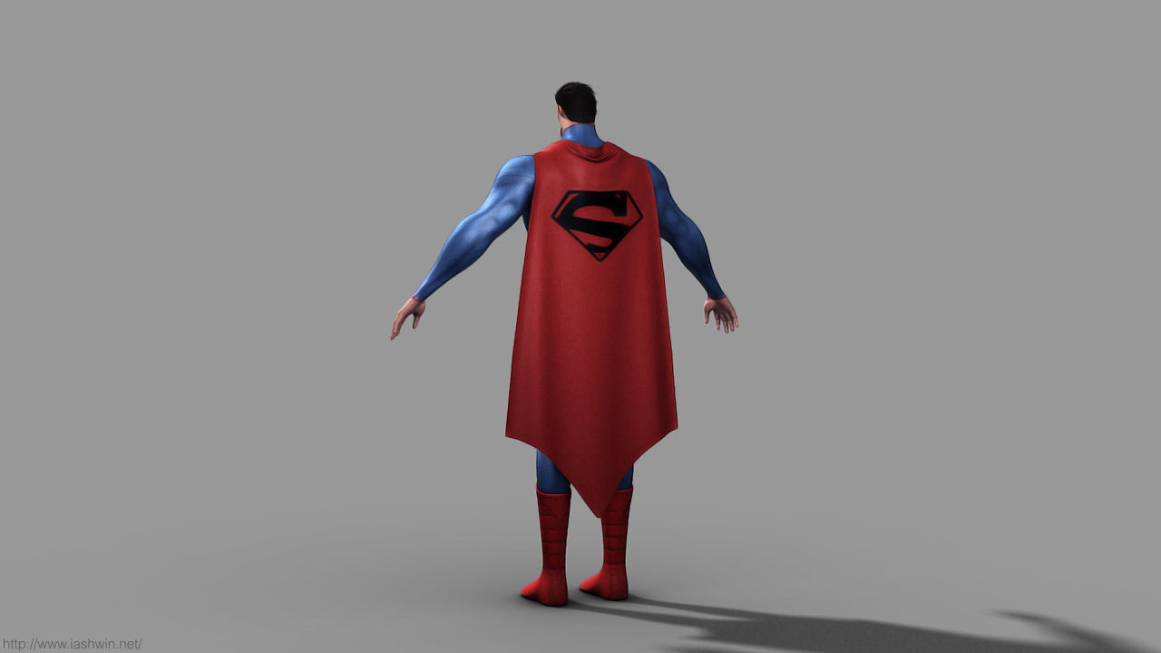 Superman Rig - Legacy 3D model_14