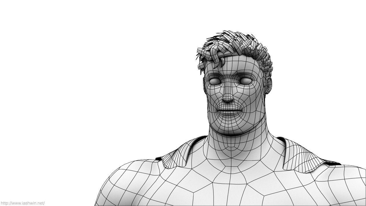 Superman Rig - Legacy 3D model_16