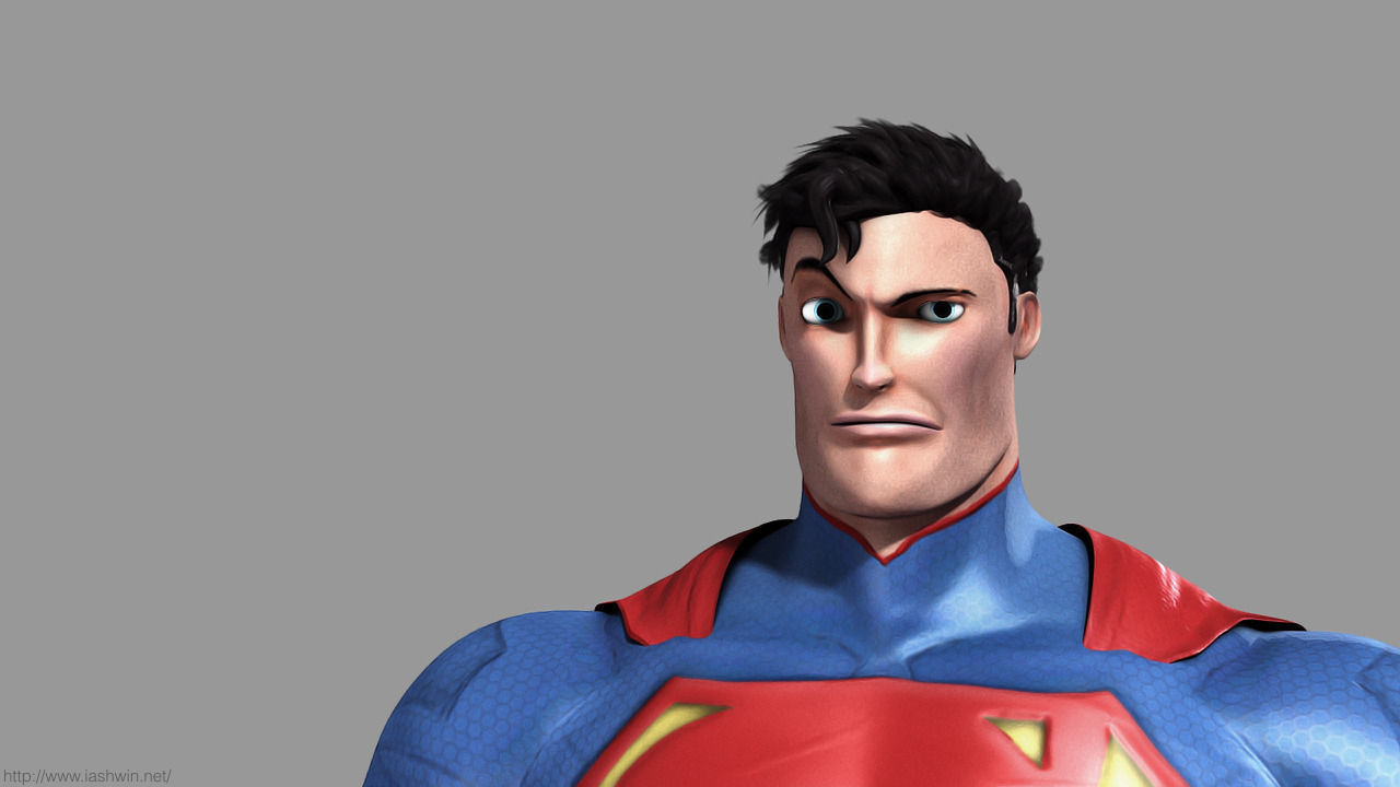 Superman Rig - Legacy 3D model_10