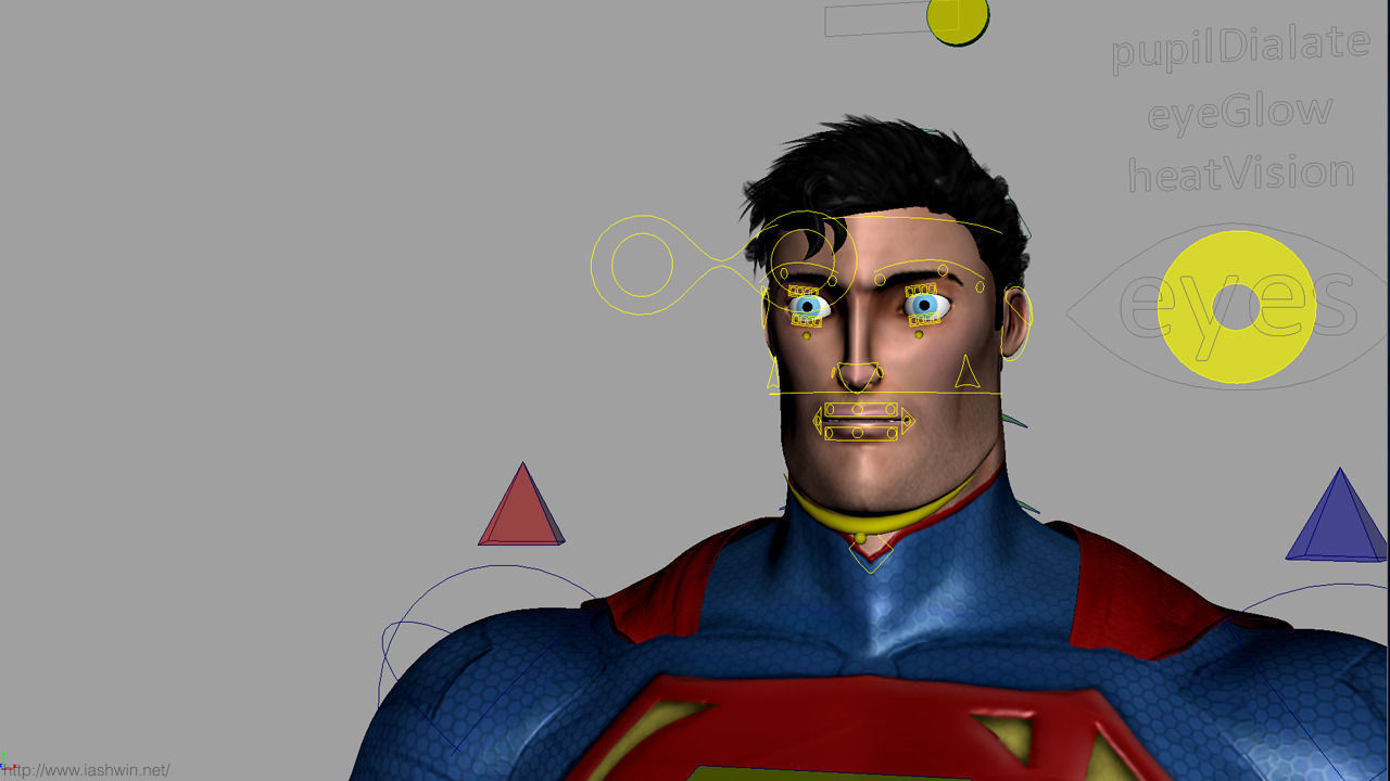 Superman Rig - Legacy 3D model_22