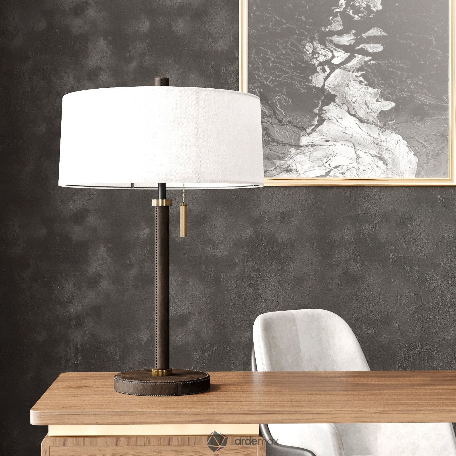 Table lamp 3D model_4