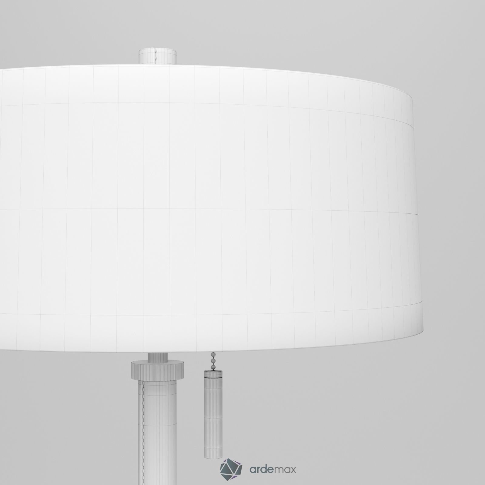 Table lamp 3D model_7