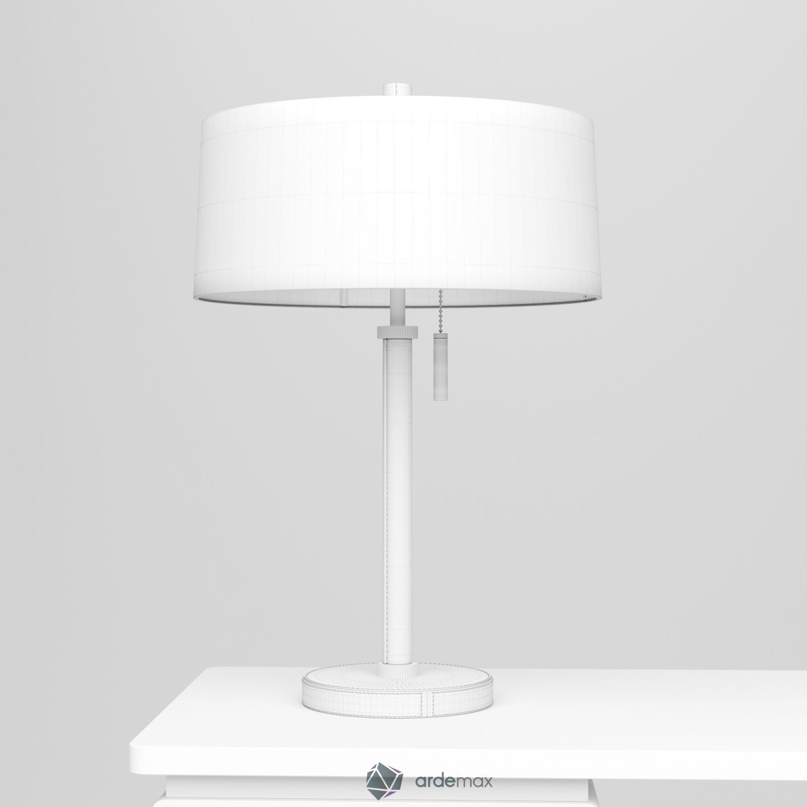 Table lamp 3D model_8