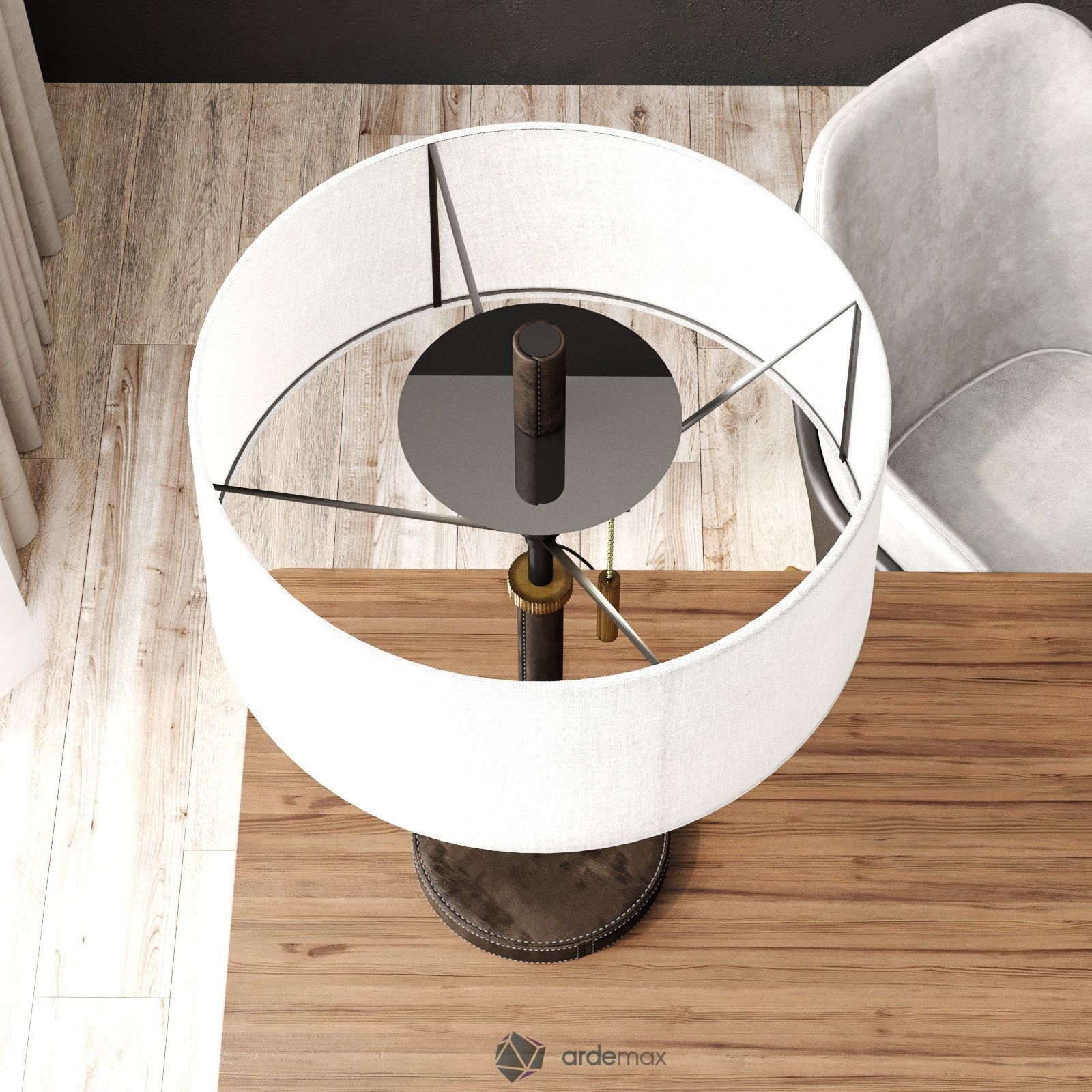 Table lamp 3D model_1