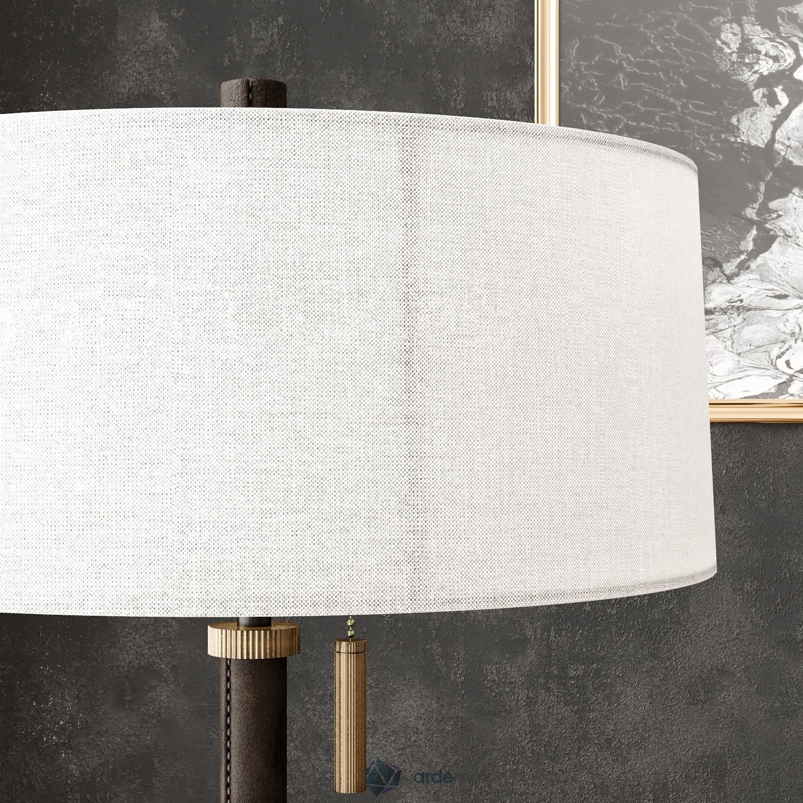 Table lamp 3D model_3