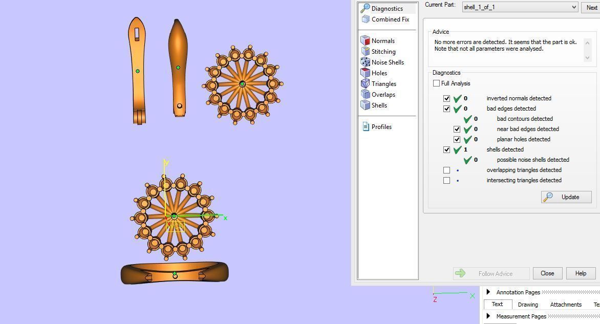 Ring and Earrings 04 3D print model_6