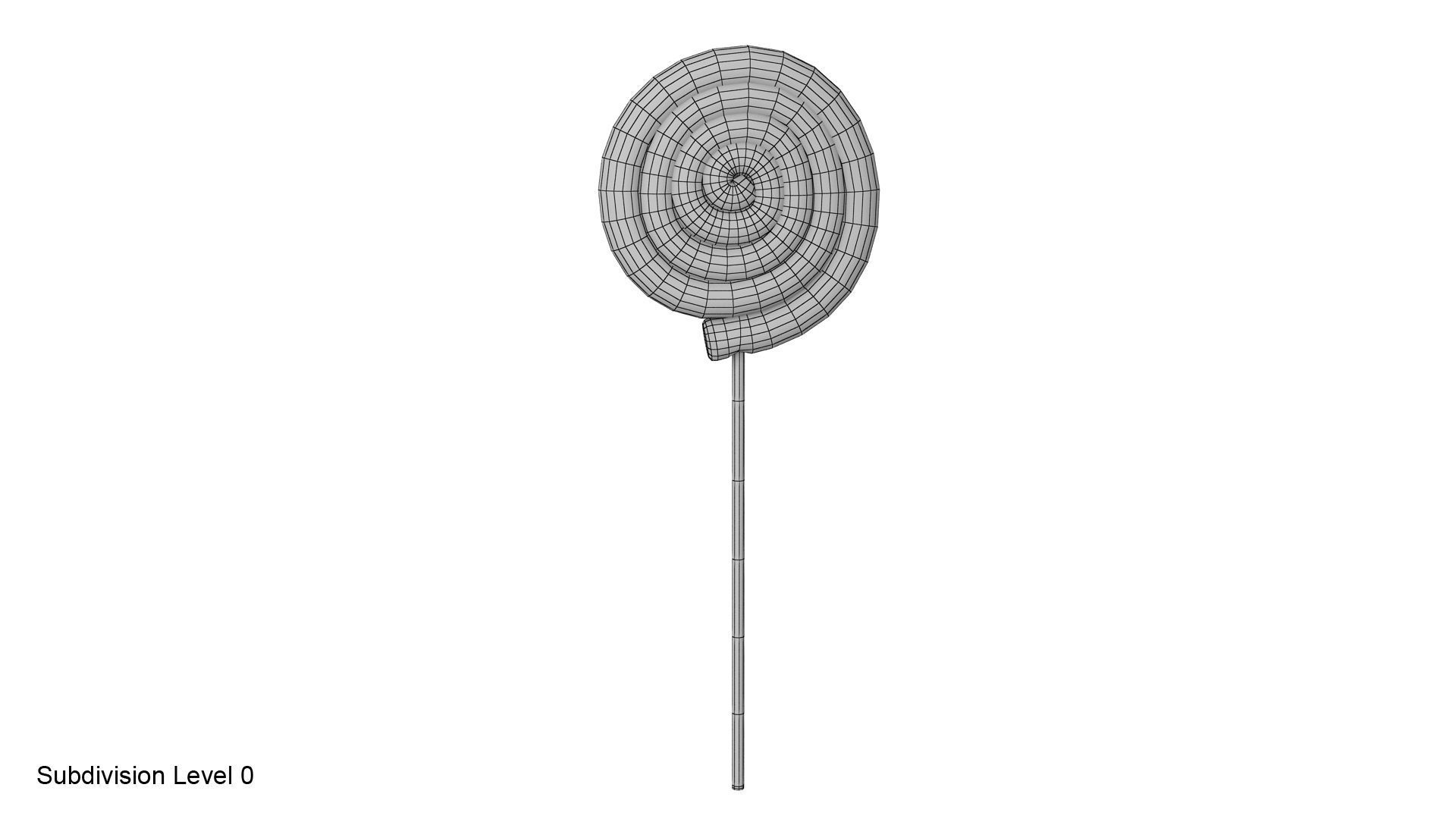 Swirl lollipop 3D model_11