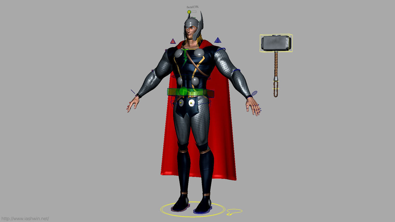 Thor Rig - Legacy 3D model_27