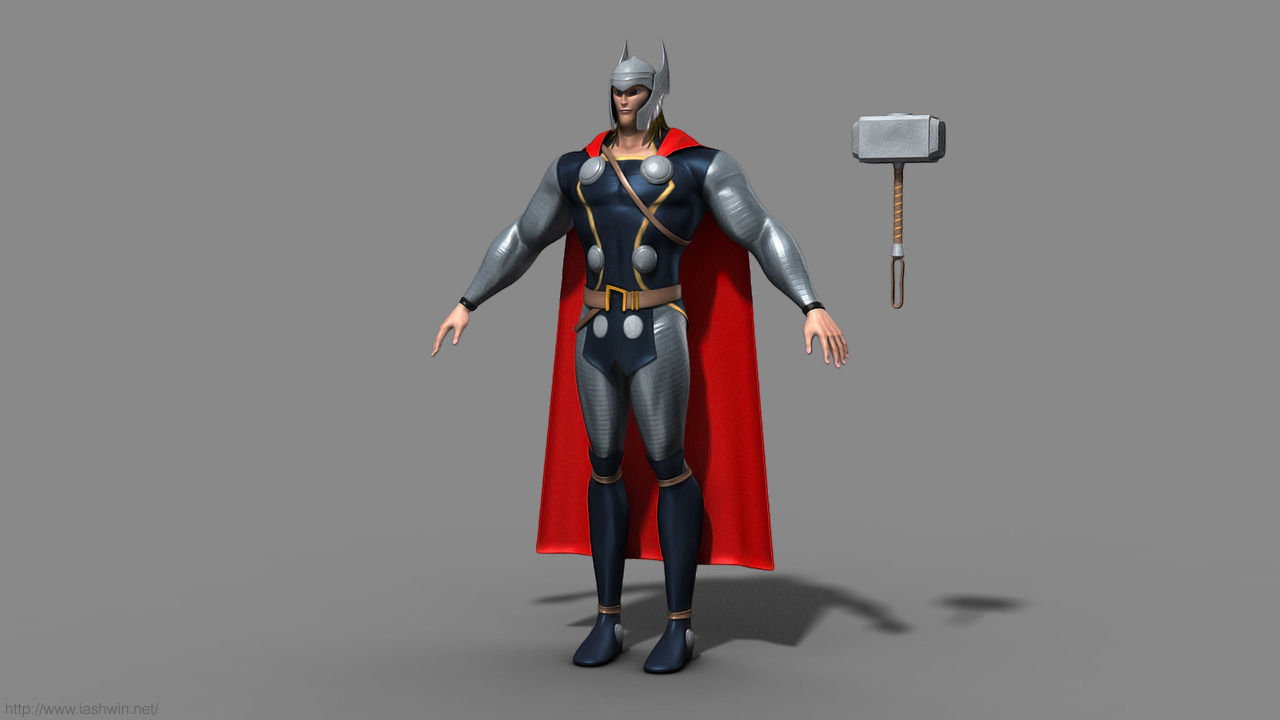 Thor Rig - Legacy 3D model_12
