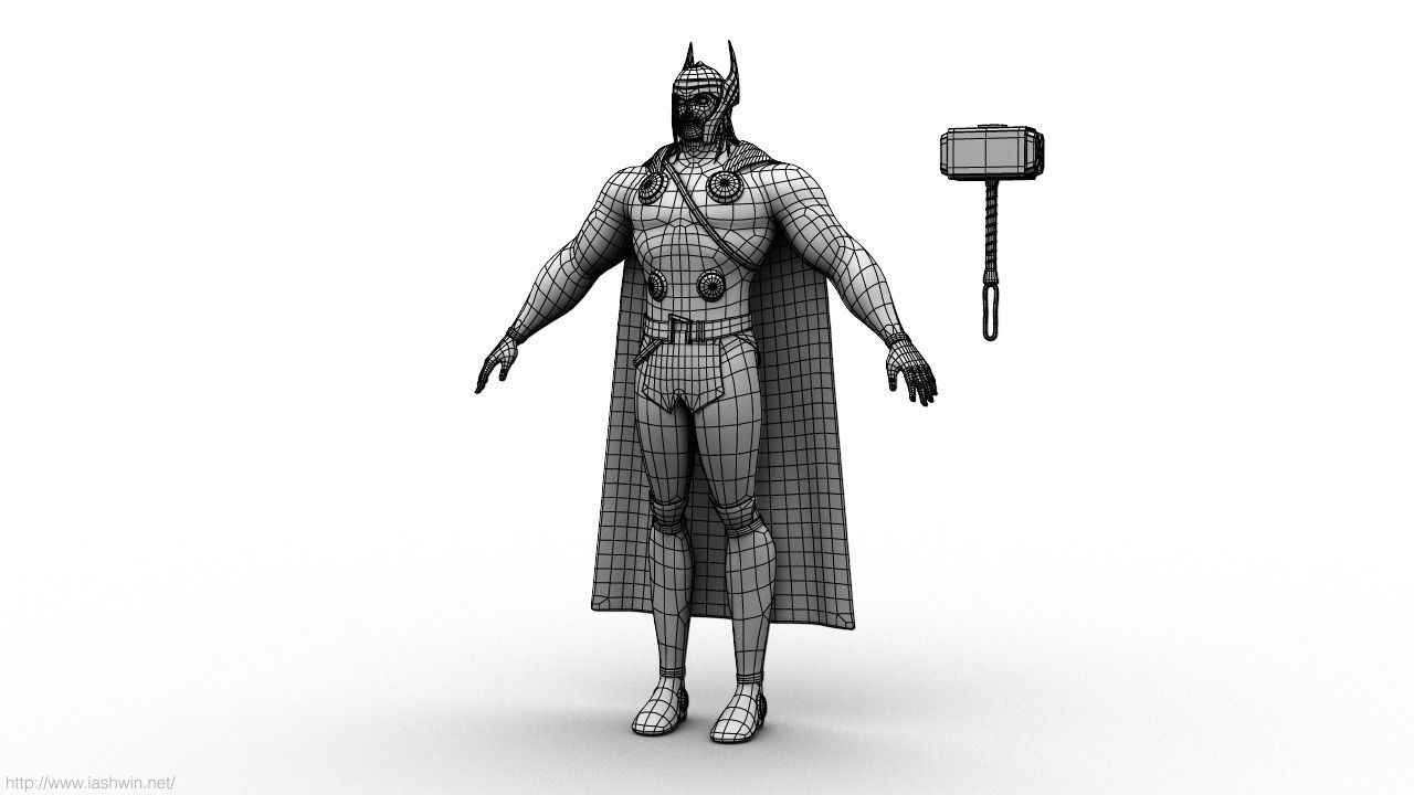 Thor Rig - Legacy 3D model_20