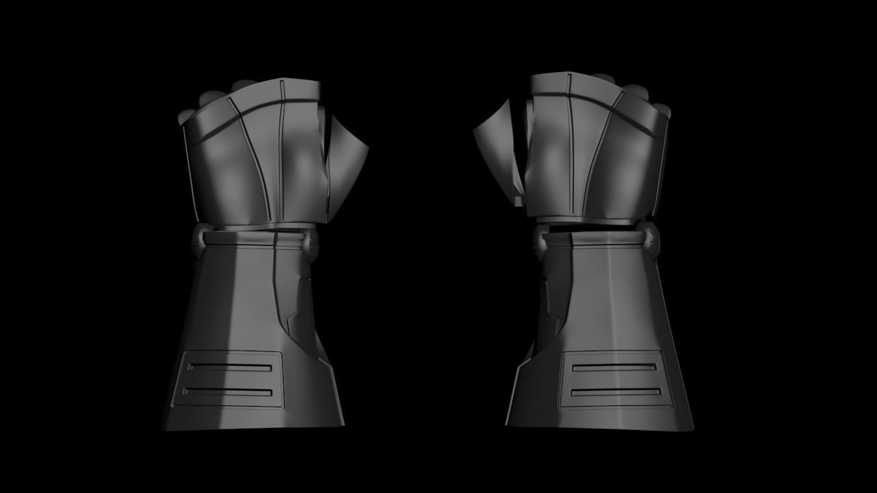 ROBOCOP SUIT GLOVES AND ARMS UPDATE 3D print model_4