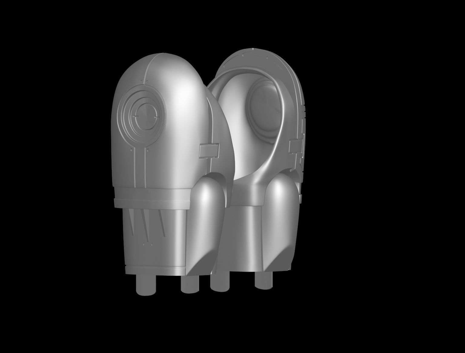 ROBOCOP SUIT GLOVES AND ARMS UPDATE 3D print model_10