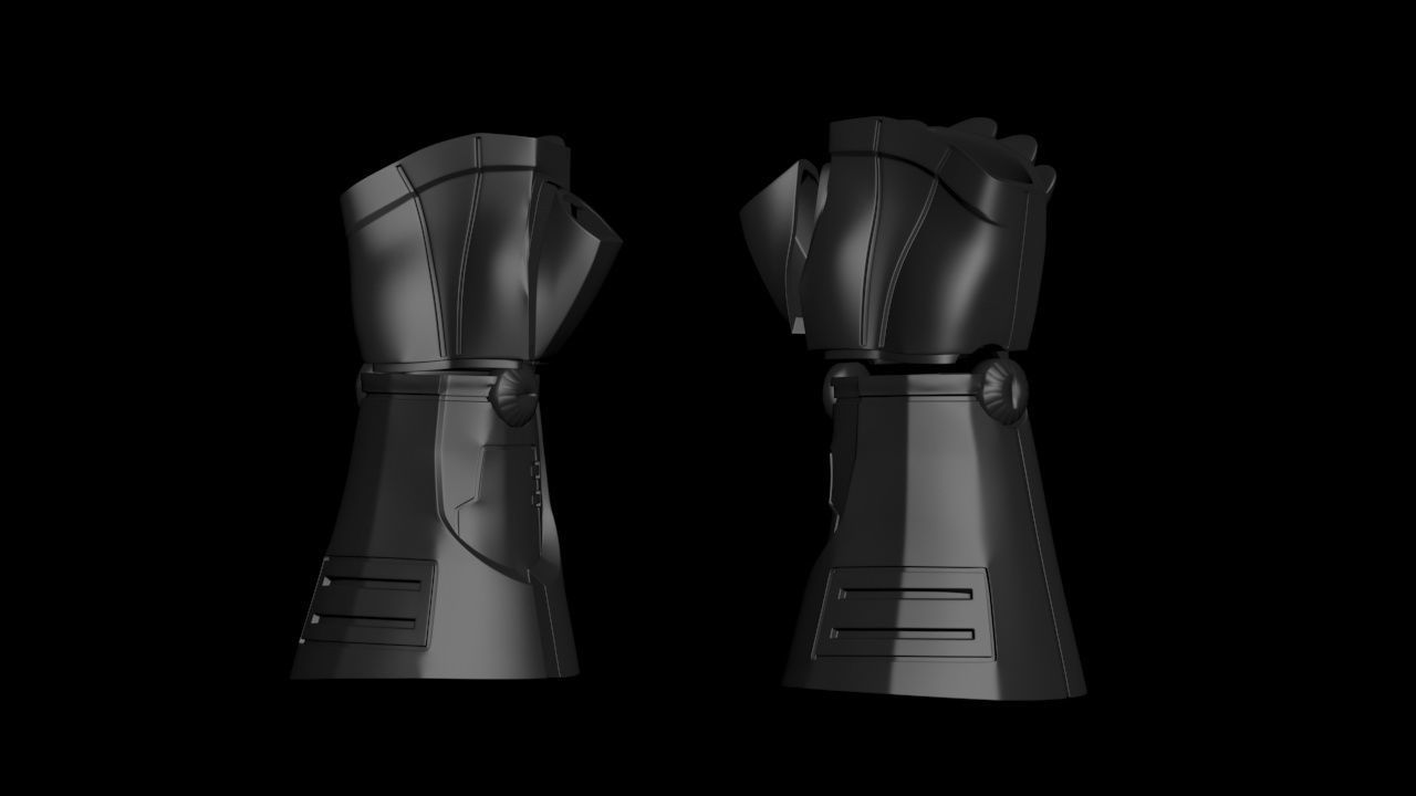 ROBOCOP SUIT GLOVES AND ARMS UPDATE 3D print model_5