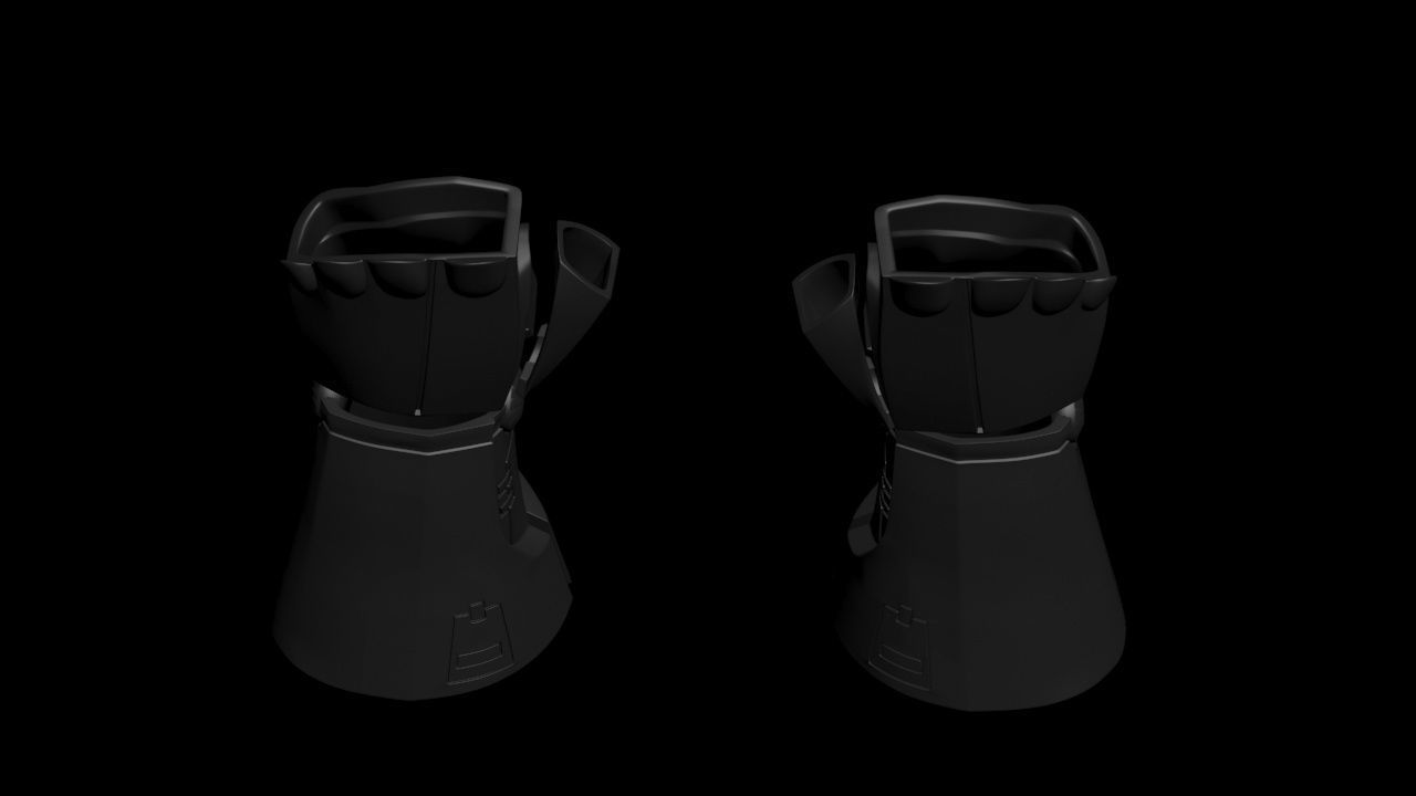 ROBOCOP SUIT GLOVES AND ARMS UPDATE 3D print model_8