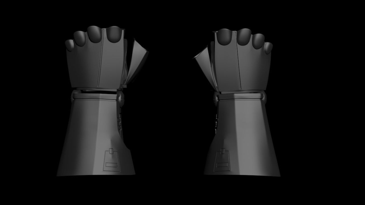 ROBOCOP SUIT GLOVES AND ARMS UPDATE 3D print model_17