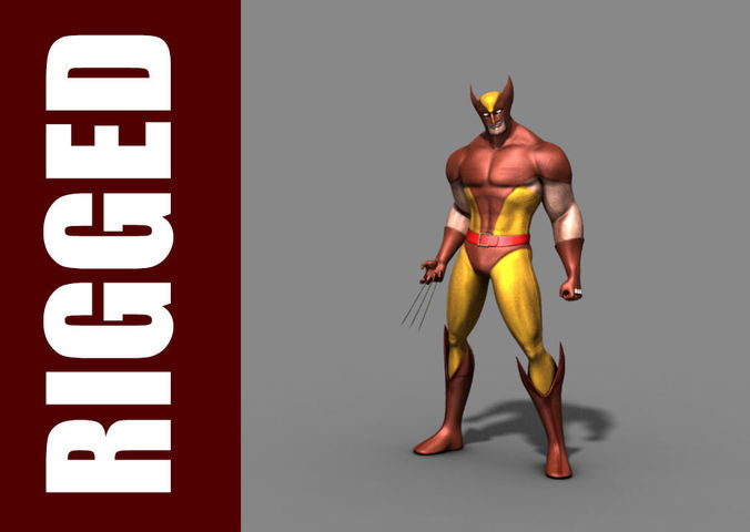 Wolverine Rig - Legacy 3D model