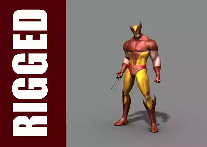 Wolverine Rig - Legacy 3D model
