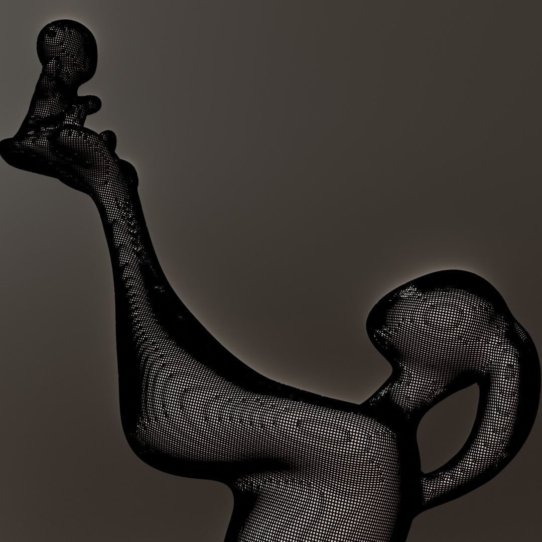 figurine mother and child 3D print model_4