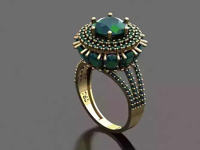 T151- Diamond  solitarie ring