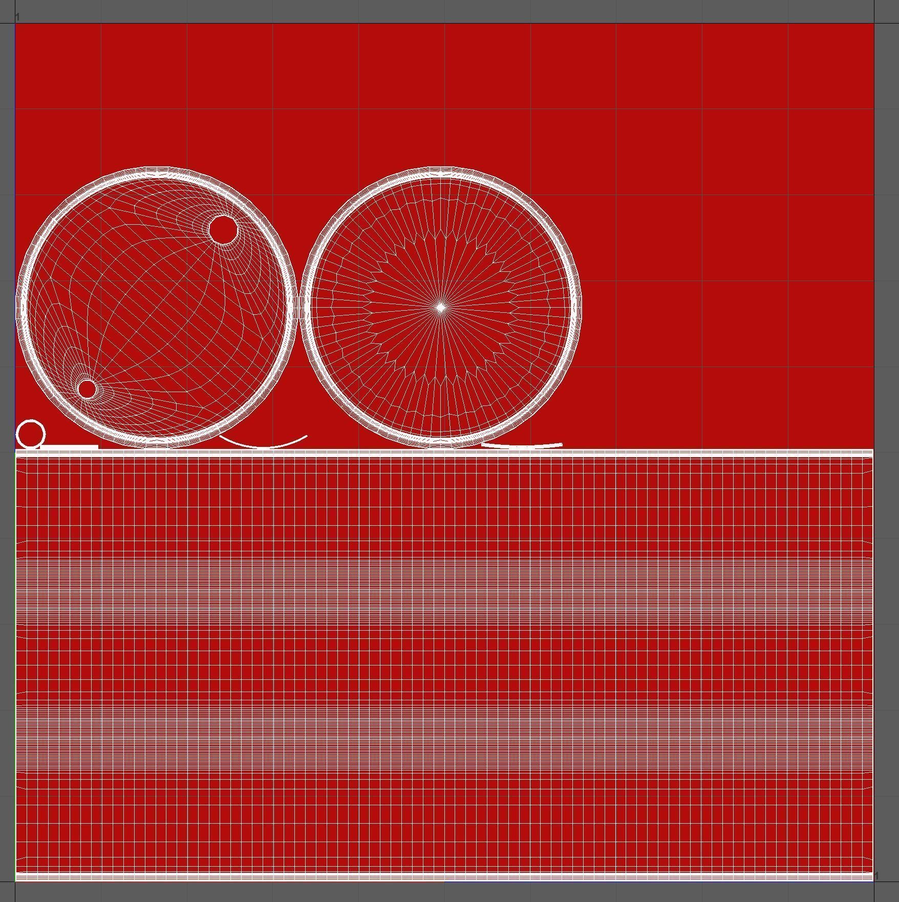 Oil Barrel Low-poly 3D model_15