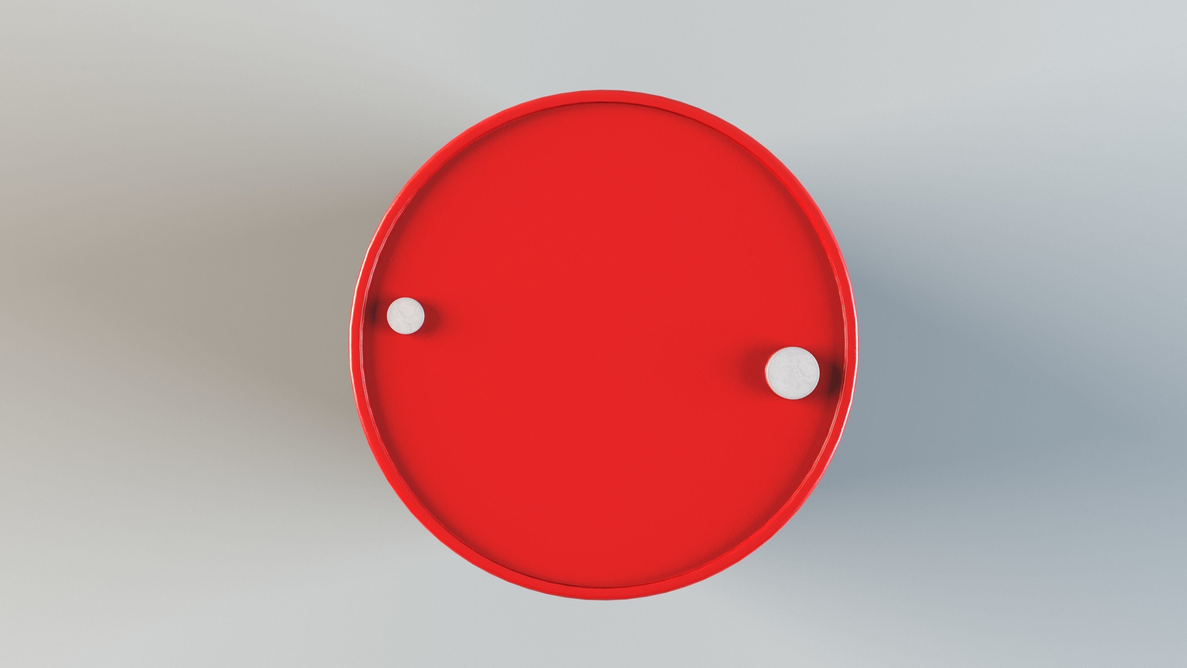 Oil Barrel Low-poly 3D model_11