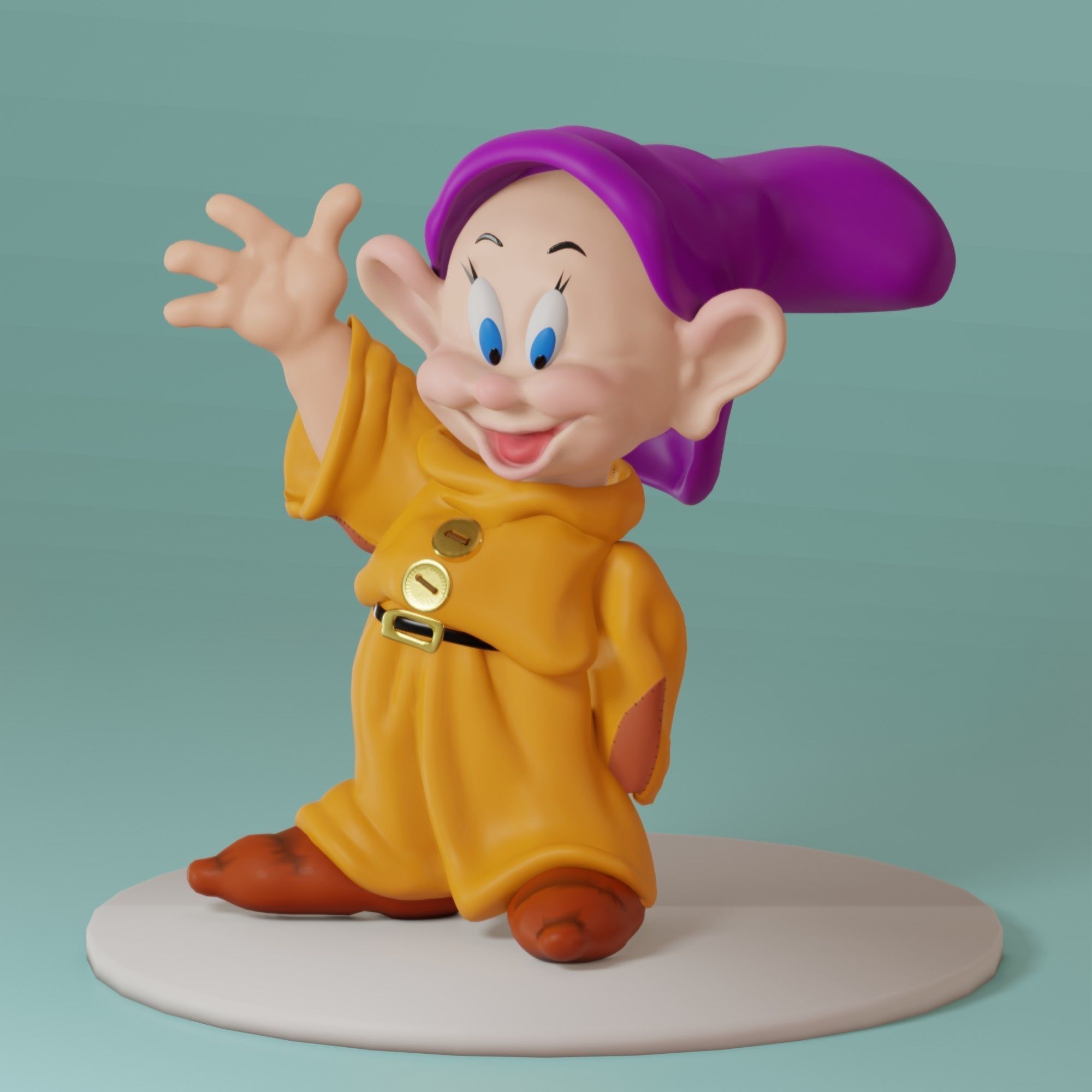 Fairytale Gnome Simpleton 3D model_21