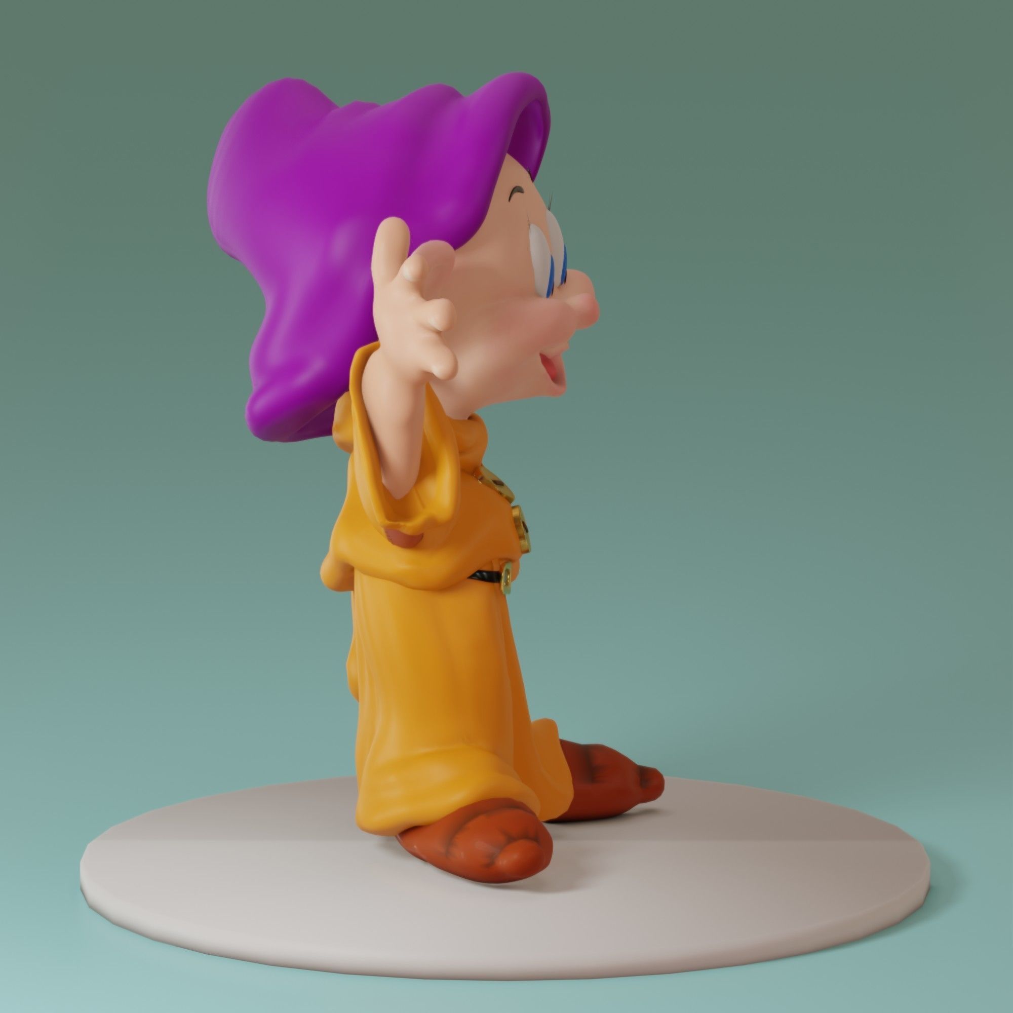 Fairytale Gnome Simpleton 3D model_5