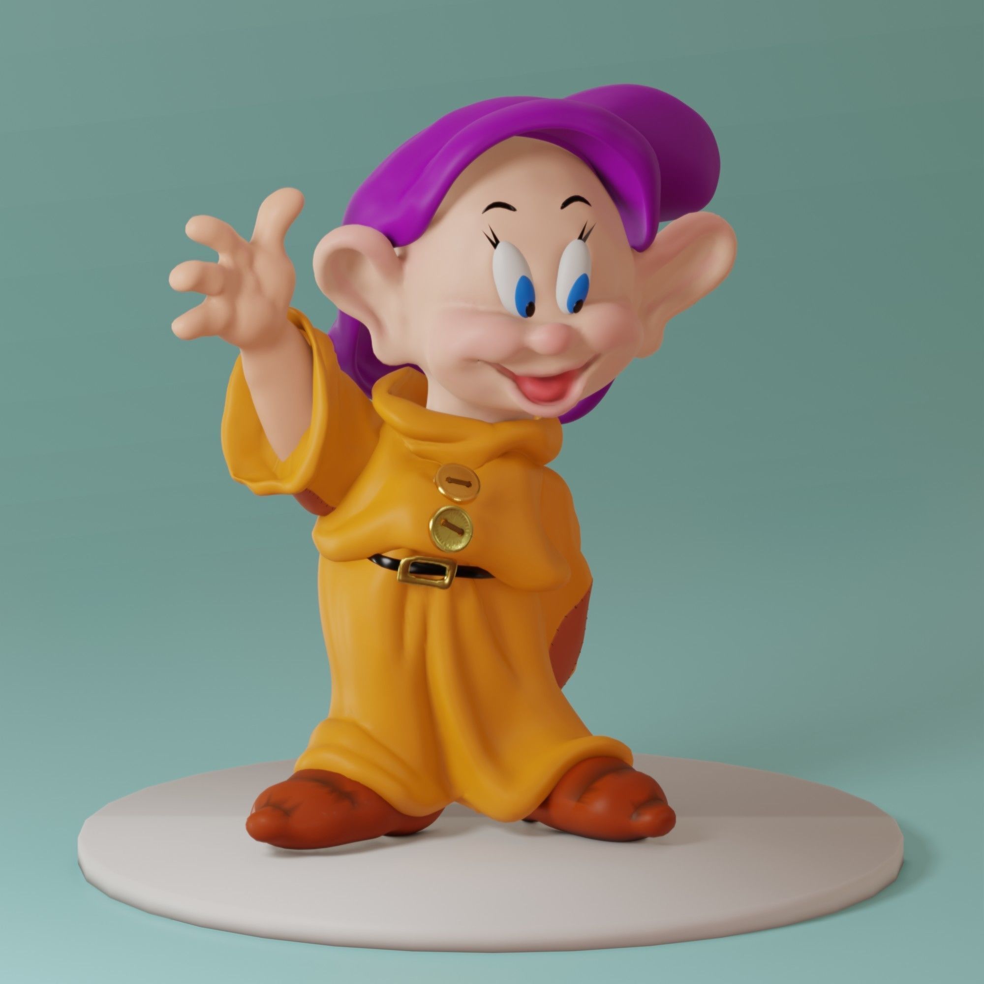 Fairytale Gnome Simpleton 3D model_1