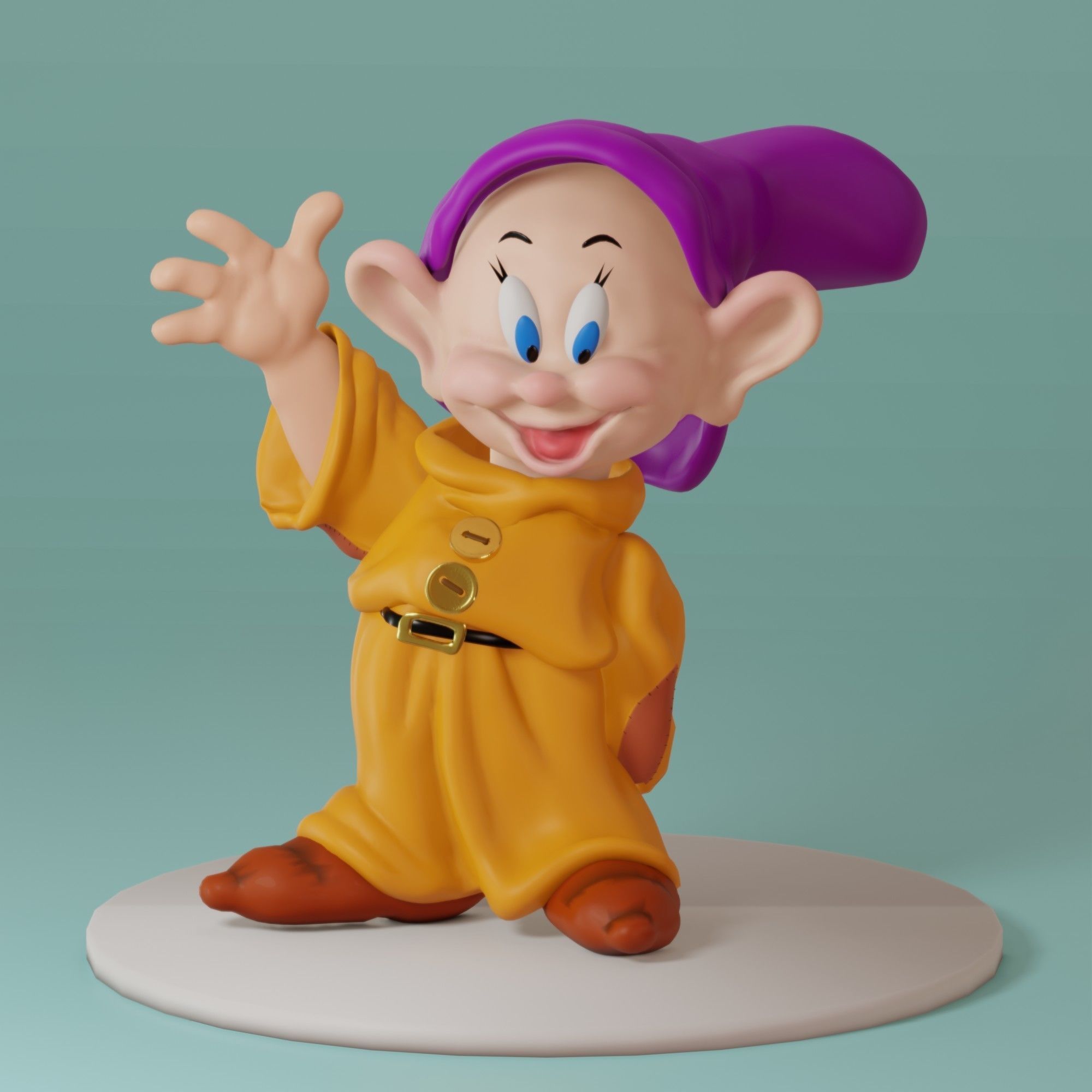 Fairytale Gnome Simpleton 3D model_22