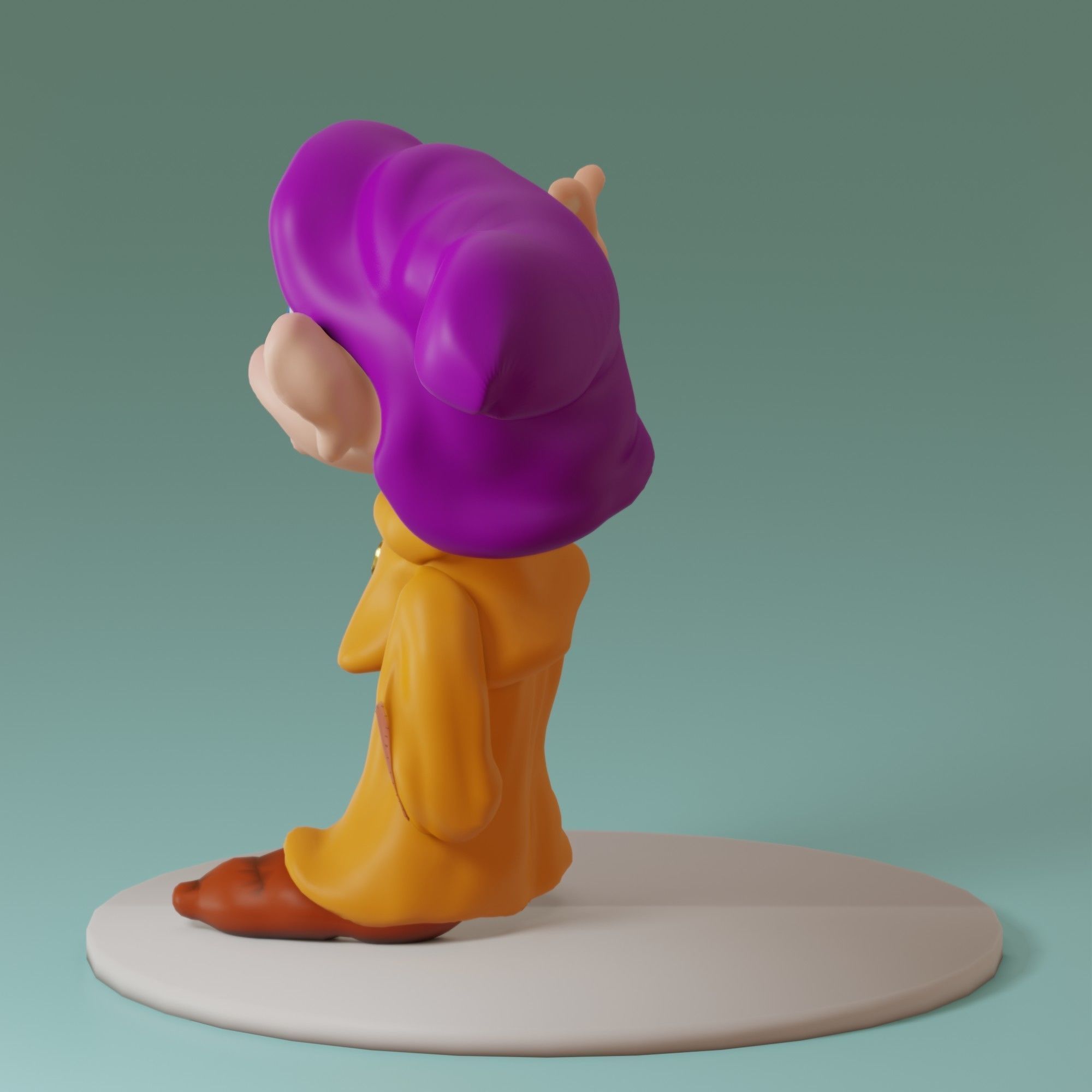 Fairytale Gnome Simpleton 3D model_15