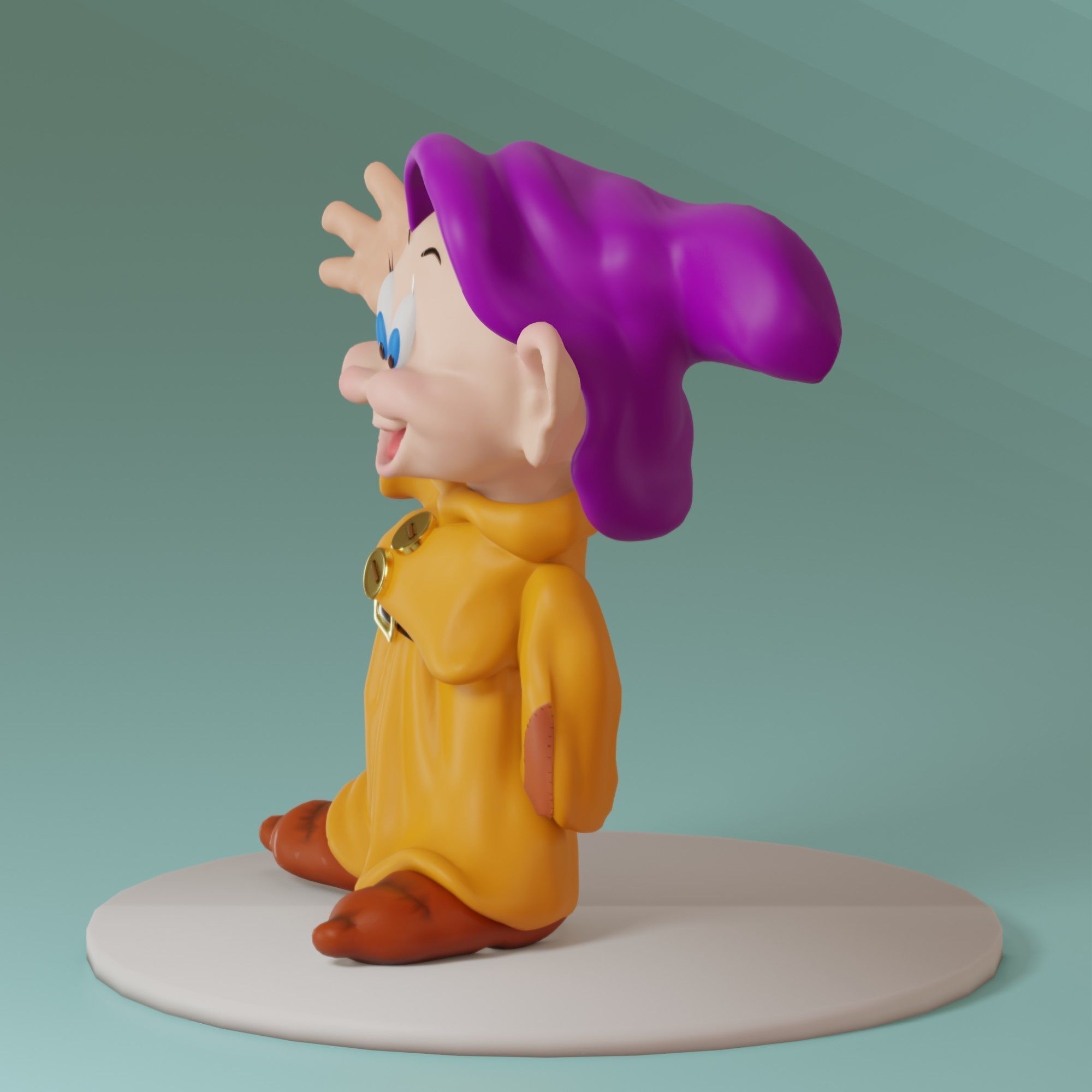Fairytale Gnome Simpleton 3D model_18