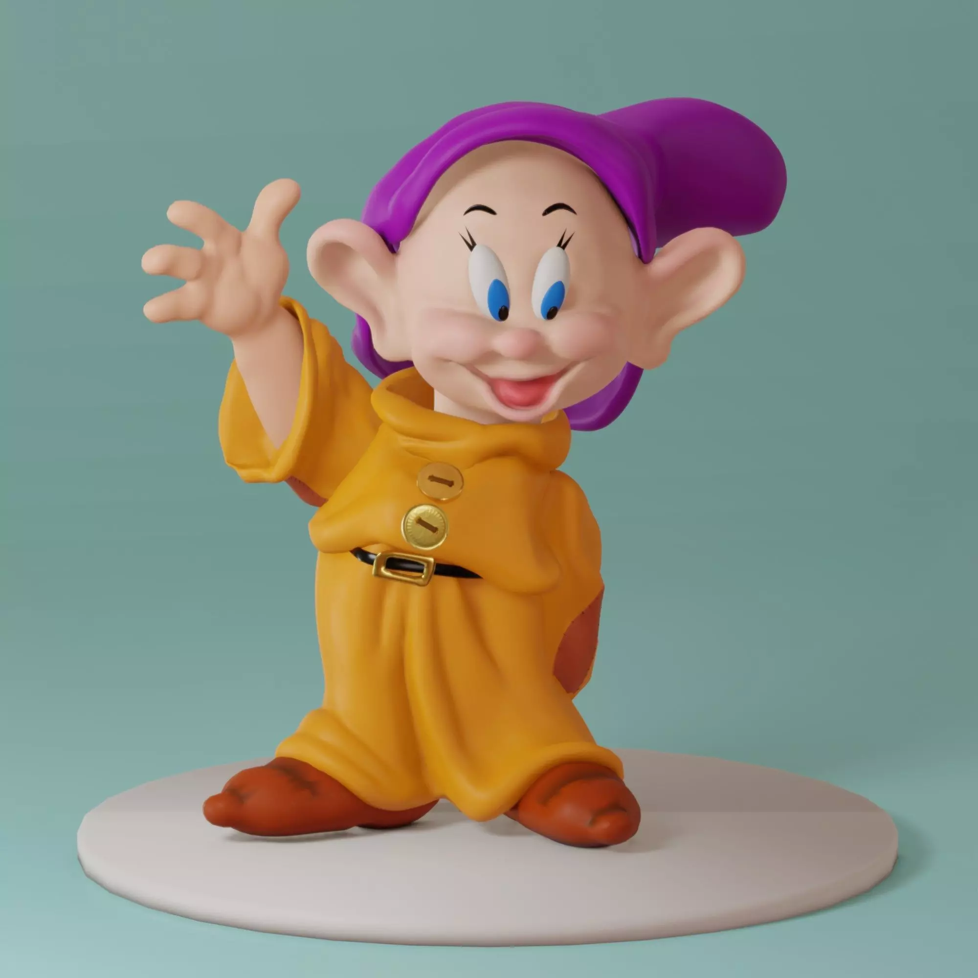 Fairytale Gnome Simpleton 3D model_0