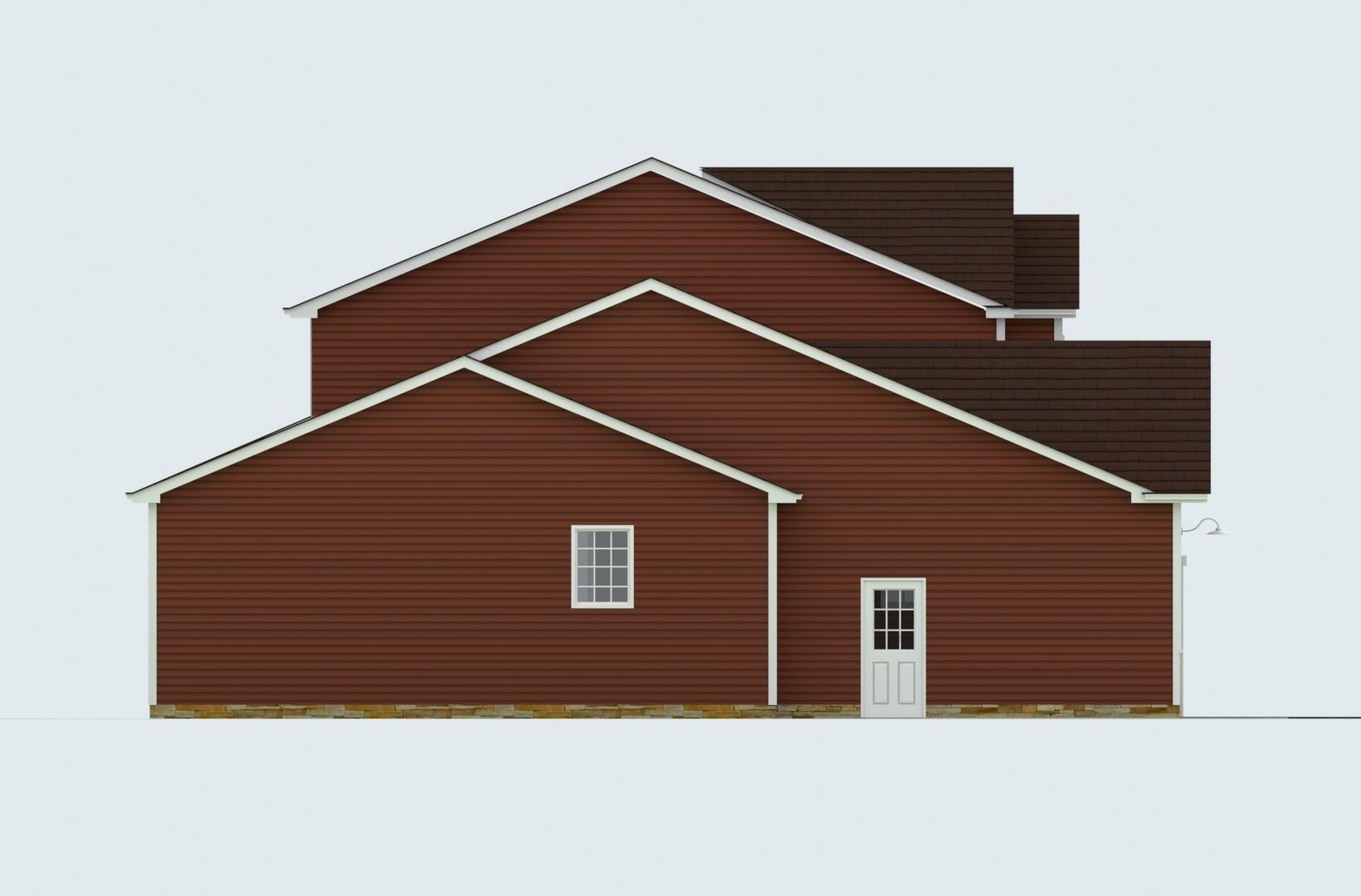 Cape Cod House 29 3D model_3