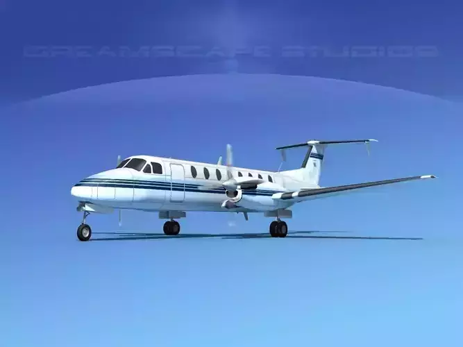 Beechcraft B1900C V03 3D model