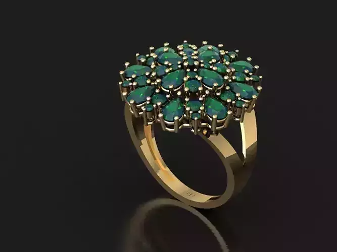 T153- Diamond solitarie ring