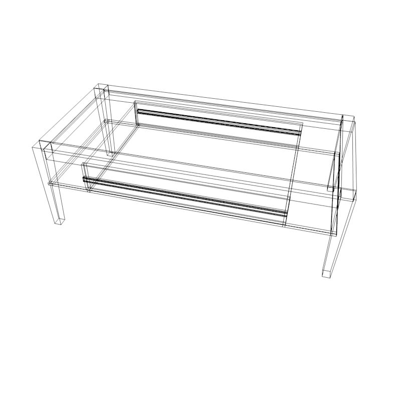 Coffee Table 3D model_4