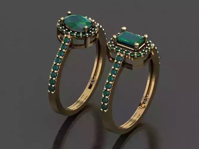 T159- Diamond solitarie ring