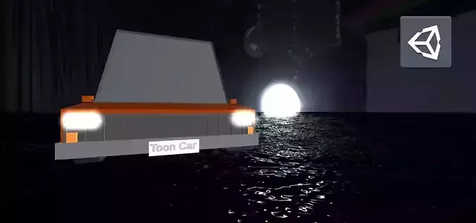 Toon Car 3D model Free low-poly 3D model