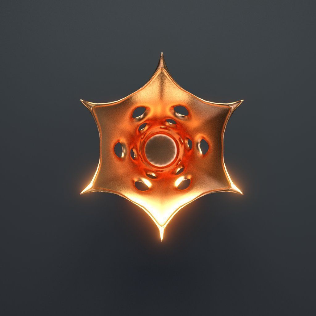 Vase of king of Mars 3D model_3