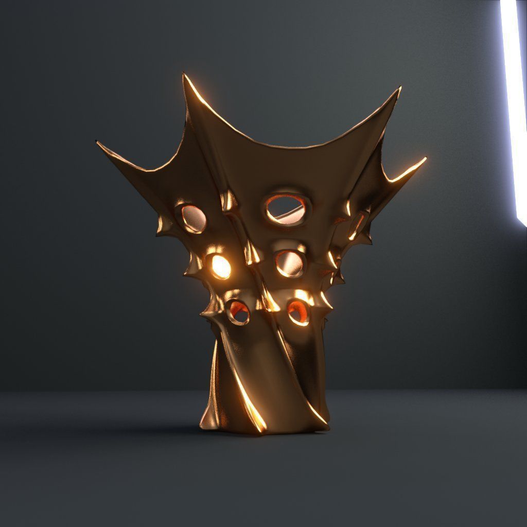 Vase of king of Mars 3D model_4