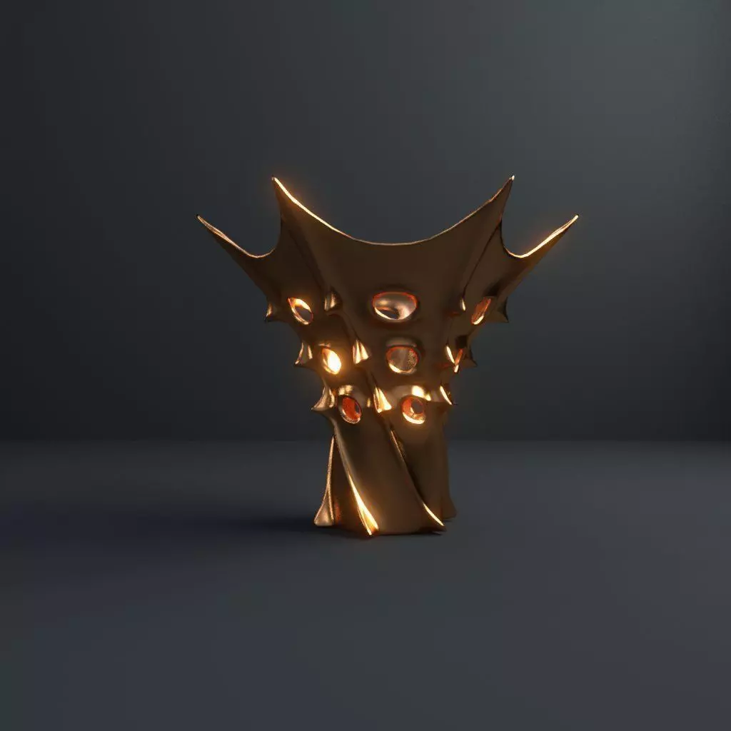 Vase of king of Mars 3D model_0